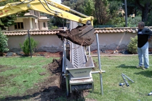 Nastri Trasportatori scavo per piscina 04