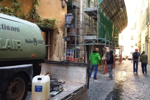 Sabbiatura Jos su facciata edificio storico 03